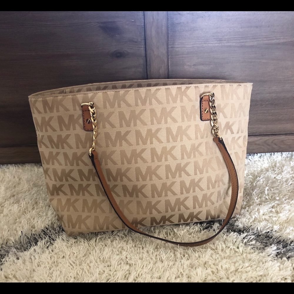 MICHAEL KORS signature logo tote